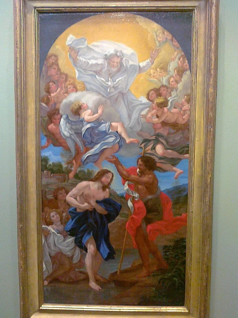 Il battesimo di Cristo - G.Battista Gaulli, il Baciccio